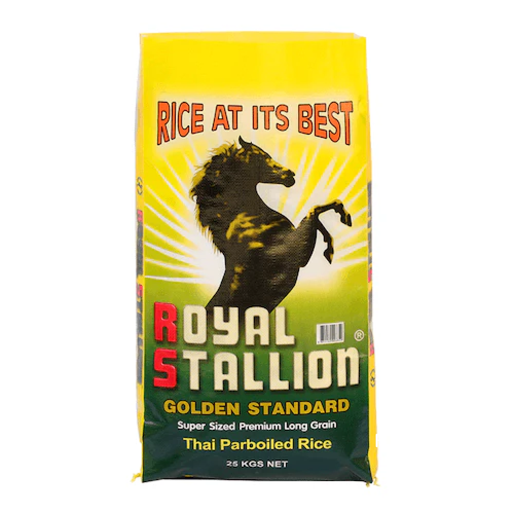 ROYAL STALLION PARBOILED RICE 25 KG (HALF BAG)