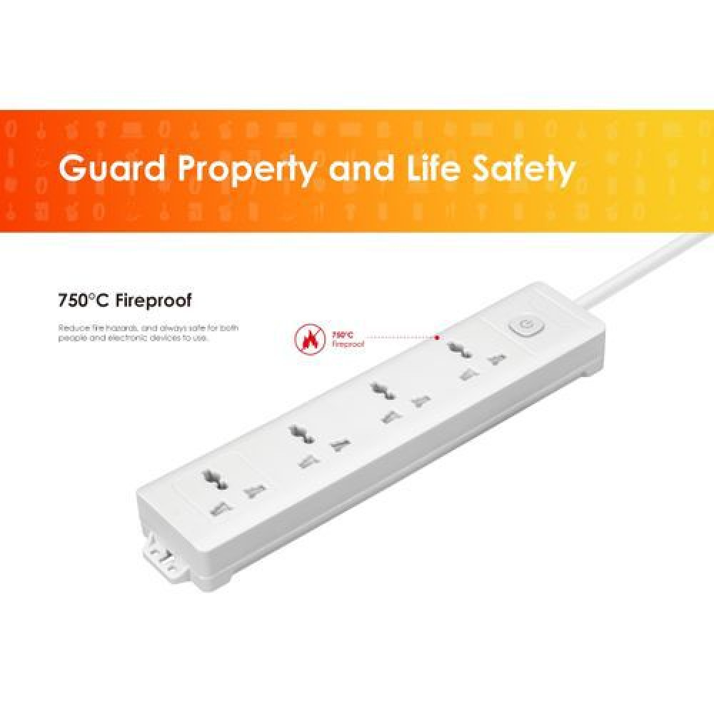 ITEL 5 SOCKETS EXTENSION BOX WITH 3 USB PORTS