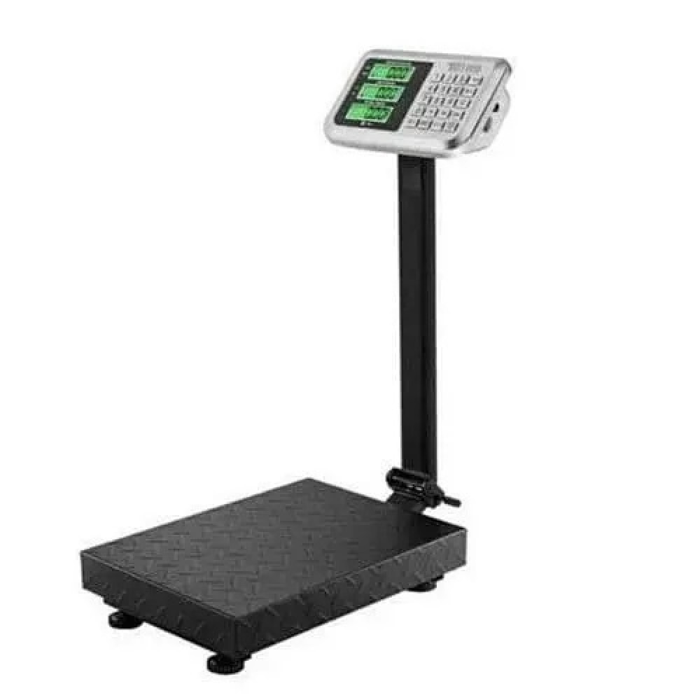 DIGITAL PLATFORM SCALE DOUBLE DISPLAY METAL BASE - 150KG