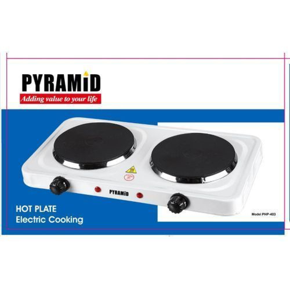 PYRAMID ELECTRIC HOT PLATE DOUBLE BURNER